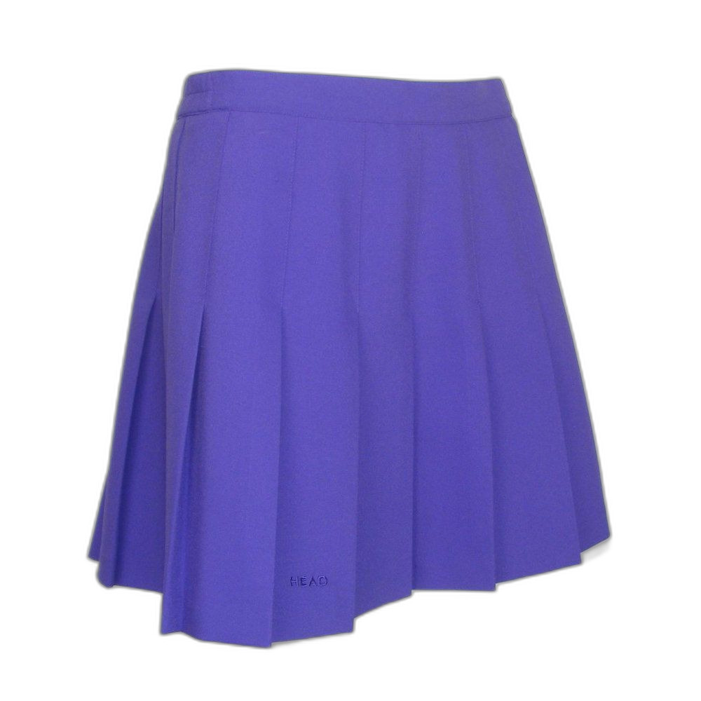 Vintage HEAD Tennis Skirt, 34", Purple, Pleated, Back Zip, Athletic wear - Picture 2 of 13